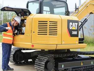 Pelle Caterpillar Power-Assured Machine sur chenilles de 8 tonnes Qualité assurée Les composants de base à bas prix comprennent le moteur de la pompe à moteur - Product Image 4