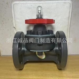 วาล์วไดอะแฟรมแบบหน้าแปลน 16 นิ้ว รุ่น G41F-10 ทนอุณหภูมิสูง วัสดุ UPVC PVC FEPP ระบบควบคุมด้วยลม/โซลินอยด์/ไพล็อต รองรับ OEM - Product Image 1