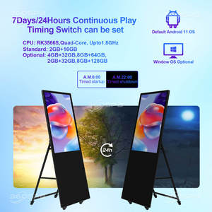 นาฬิกาแขวนผนังแบบดิจิตอล LCD รุ่น IPI43A สำหรับใช้ภายในอาคาร พร้อมปลั๊ก 5 ขา และปุ่มปรับความเร็ว ขนาดใหญ่ - Product Image 4