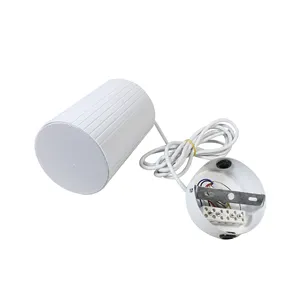 T Outdoor 20W Weather Proof Projector Aluminum EN54 Hang Pendant Speaker With Steel Wire Inside The Cable Ensures Safe Hanging