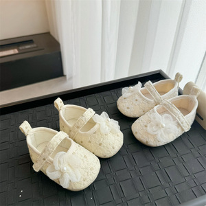 Chaussures décontractées pour bébé fille nouveau-né, chaussures de princesse pour bébés, chaussures blanches pour bébé fille - Product Image 3