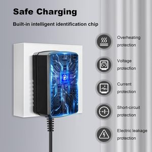 <span class=keywords><strong>Chargeur</strong></span> de <span class=keywords><strong>batterie</strong></span> 6 volts pour voiture électrique pour enfants, <span class=keywords><strong>chargeur</strong></span> de <span class=keywords><strong>batterie</strong></span> au plomb-acide <span class=keywords><strong>6V</strong></span> pour voitures jouets, <span class=keywords><strong>chargeur</strong></span> universel pour voitures électriques pour enfants - Product Image 5