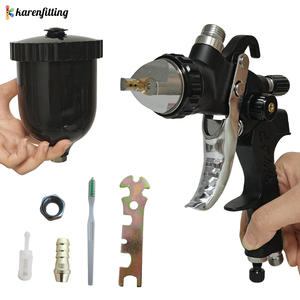 Pistola de Pintura para Automóviles, Alimentación por Gravedad, OEM, Tres Piezas, HVLP, Multifunción, Juego de Pistolas de Pulverización Automotriz con Capacidad de 500 ml, Modelo 2008 - Product Image 3