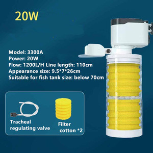 2025 Venda Quente 20w 25w 30w Levou Aquário Bio Filtro Interno - Product Image 5
