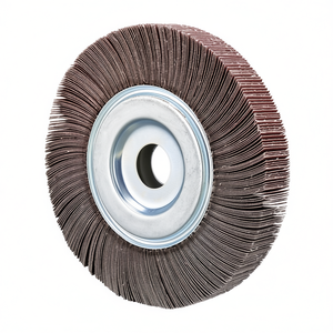 Meule à lamelles Fervi en oxyde d'aluminium, tissu perforé, 115 mm, pour le polissage des métaux - Product Image 2