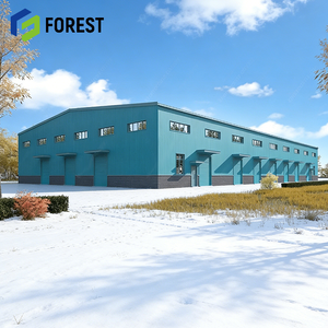 Estructura de Acero Prefabricada Impermeable para Almacenes, Techo Elevado de Larga Distancia, Estructura Resistente para Hospitales y Apartamentos - Product Image 1