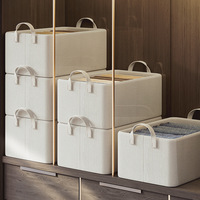 Boîte de rangement pliable rectangulaire moderne, vente en gros d'usine, paniers à linge et organisateurs de garde-manger pliables pour animaux en peluche