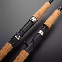 Tongkat pancing serat karbon Universal tahan lama kekuatan tinggi untuk Bass untuk pemula dan nelayan berpengalaman