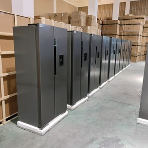 Réfrigérateur intelligent OEM d'usine en gros pour la maison, portes françaises, grande capacité, réfrigérateur intégré - Product Image 1