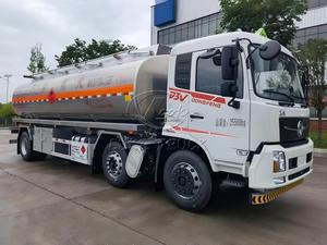 รถบรรทุกขนส่งสินค้าทุกสภาพพื้นผิว 18000L-28000L รถบรรทุกเคลื่อนที่เติมน้ำมัน ราคาสำหรับขนส่งดีเซล น้ำมันเบนซิน และน้ำมันก๊าด - Product Image 3