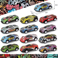 Voiture en alliage Miniature 1/64 Véhicule Simulation Pull Back Car for Kids Gift Toys from Chinese Wholesale Diecast Toys