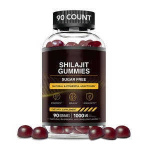 Gummies OEM ODM 3-en-1 Bio Naturelles au Shilajit et Collagène Or 3000mg en Forme d'Ours Véganes pour le Soutien Immunitaire des Adultes - Product Image 1