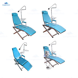 Unità di sedia dentale portatile semplice pieghevole sedia dentale pieghevole Mobile turbina unità di approvvigionamento idrico per il dentista - Product Image 1