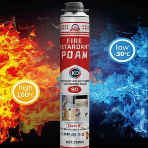 <span class=keywords><strong>Mousse</strong></span> PU ignifuge 750 ml, <span class=keywords><strong>mousse</strong></span> <span class=keywords><strong>polyuréthane</strong></span> expansive ignifuge pour le remplissage des interstices et l'<span class=keywords><strong>isolation</strong></span>, classe B - Product Image 1