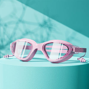 Lunettes <span class=keywords><strong>de</strong></span> natation <span class=keywords><strong>de</strong></span> style nouveau en silicone PC anti-buée imperméables haute définition pour hommes et femmes spécialisés - Product Image 3