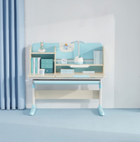 Ensemble bureau et chaise d'étude pour enfants en bois moderne réglable en hauteur avec bureau inclinable ergonomique pour les importateurs en gros