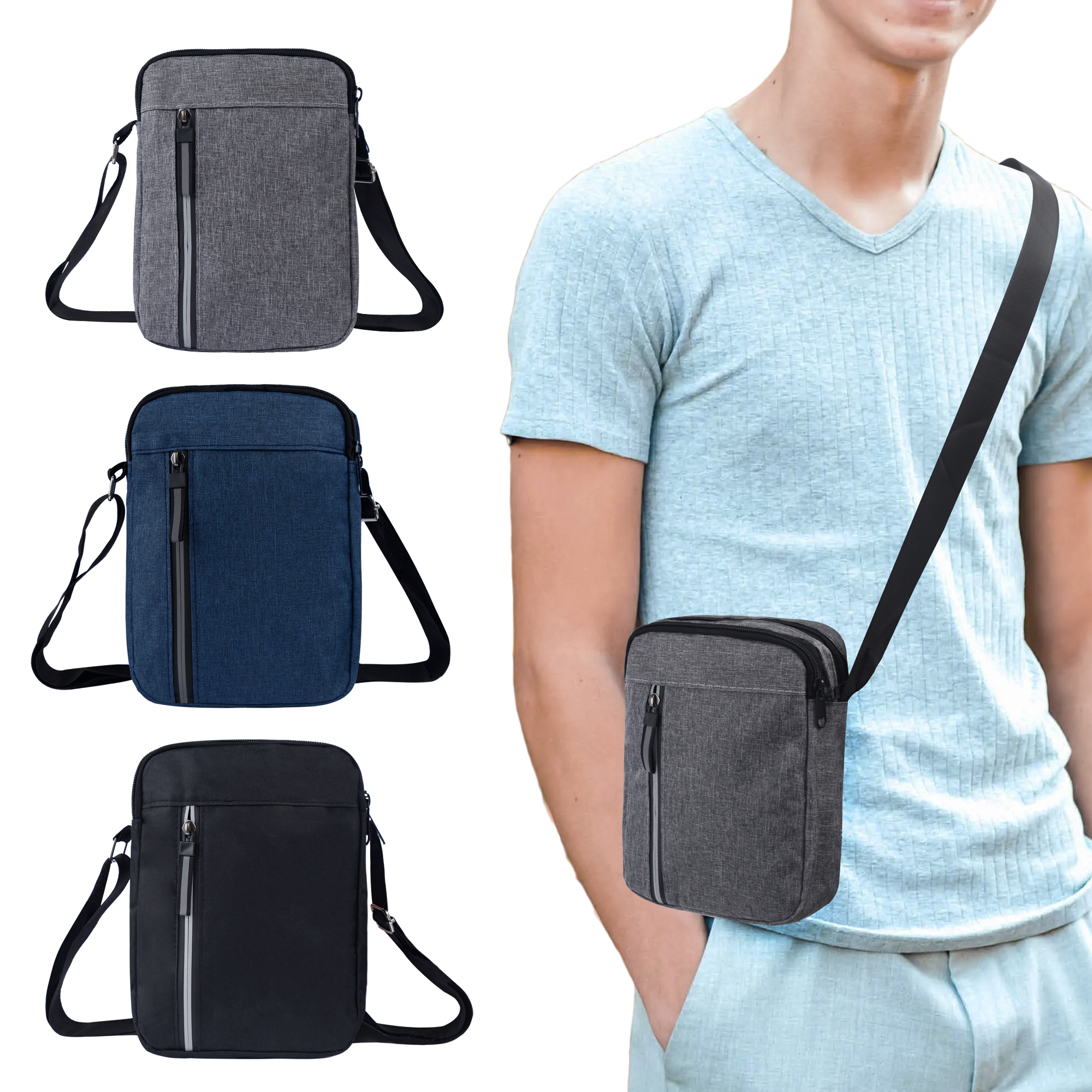 Men Sling Shoulder Japan Polyester Messenger Crossbody Bag