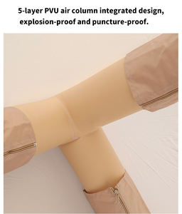 Tente de camping de luxe pliable, gonflable, imperméable, portable, pour toit de voiture, pour famille, utilisation estivale, double couche, une chambre - Product Image 6