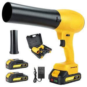Mini Soffiatore Elettrico Portatile al Litio Fai-da-Te Ventilatore Turbo a Getto Compressore d'Aria Manuale per Pulizia Industriale 21V - Product Image 1