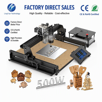Mini routeur CNC 4540, broche 500W, machine de travail du bois de bureau 3 axes pour le bois, l'acrylique et le plastique