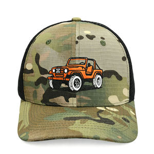 Gorra Trucker de Alta Calidad con Logotipo Bordado Personalizado, Gorra Trucker con Cierre a Presión, Estilo Hip Hop, Gorra de Malla Lisa para Hombre - Product Image 1