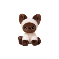 Peluche chat noir et blanc style smoking, douce et rembourrée, pour machine à griffes et centre de jeux d'arcade, stock en gros