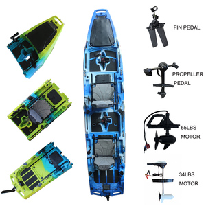 <span class=keywords><strong>Kayak</strong></span> <span class=keywords><strong>de</strong></span> pêche modulaire pour <span class=keywords><strong>2</strong></span> personnes, 14 pieds, HDPE, trois sections, propulsion à pédales, canoë électrique, <span class=keywords><strong>kayak</strong></span> <span class=keywords><strong>2</strong></span> <span class=keywords><strong>places</strong></span>, surf à vendre - Product Image 1