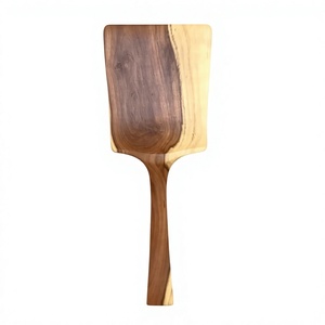 Custom Logo <b>Wooden</b> Spatula Natural Wood 30ml Wedding Party Eco-Friendly Durable Serving <b>Cooking</b> <b>Utensil</b> - Product Image 5