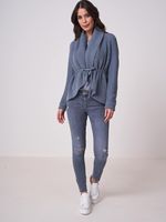 Pull en cachemire femmes lâche à manches longues décontracté tricot femme pull tricoté Cardigan pull