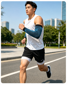 Vendita calda ciclismo maniche a <span class=keywords><strong>braccio</strong></span> a compressione palestra accessorio sportivo per proteggere il <span class=keywords><strong>gonfiore</strong></span> artrite gomito prodotto di sicurezza per il Fitness - Product Image 2