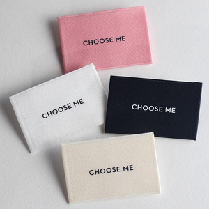 Custom Garment Woven <strong>Label</strong> Custom Small Garment Woven Neck <strong>Label</strong> for <strong>Clothing</strong> - Product Image 2