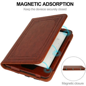 Étui de protection magnétique fin et élégant en cuir PU Bojin pour <span class=keywords><strong>Kindle</strong></span> Paperwhite 12e génération 7 pouces 2024, protection parfaite, mise en veille automatique - Product Image 3