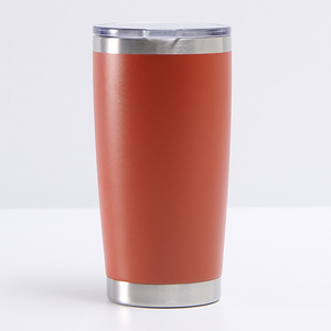 2025 Wholesale Customizable 20oz Stainless Steel Travel Thermal Vacuum Coffee Mug With PP Lid Eco-Friendly Drinkware With Straw - Product Image 1