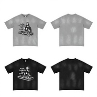 Camiseta de Manga Corta para Hombre, Estilo Vintage, Cuello Redondo, 100% Algodón, Transpirable, Ecológica, de Alta Calidad, para Uso Diario, Gran Venta