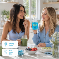 Gummies à la biotine 2500mcg OEM ODM Soin des cheveux Renforcement des ongles & Formule beauté nourrissante pour la peau