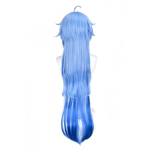Juego Genshin Impact <span class=keywords><strong>GANYU</strong></span> <span class=keywords><strong>Cosplay</strong></span> azul esponjoso rizado peluca ondulada - Product Image 3