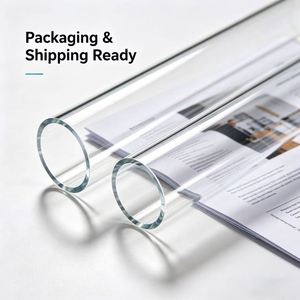 Tubo de Acrílico Transparente de Corte Personalizado, Cilindro de Acrílico Hueco de Alta Resistencia para Cubiertas Antipolvo y Uso en Acuarios - Product Image 5