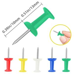 Épingles à tête en plastique et en acier de différentes couleurs pour <span class=keywords><strong>tableau</strong></span> d'affichage, <span class=keywords><strong>tableau</strong></span> mural, carte, calendrier, photo, bureau - Product Image 2