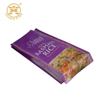 Aangepaste Drie Kant Verzegelde Plastic 1Kg Rijst Verpakking Zak Emballage Alimentaire