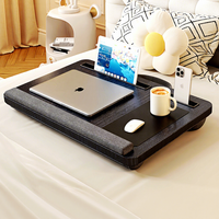 Plateau de travail multifonctionnel pour ordinateur portable et enfant, avec support pour tablette et tapis de souris, ergonomique et portable, pour la maison et le bureau