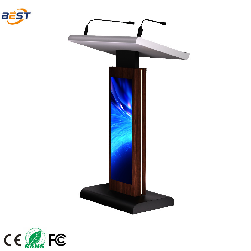 Smart Metal Podium with Touch Screen