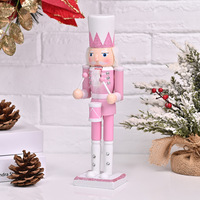 Décorations Casse-Noisette Marionnette en Bois Décoration de Bureau Ornements Cadeaux pour Enfants Produits de Noël