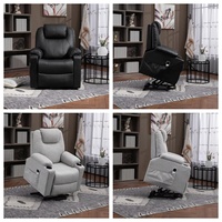 Chaise inclinable électrique en cuir Pu avec massage et chaleur pour les patients âgés et handicapés dans les ateliers