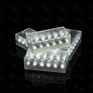 Lámpara solar de ladrillo de hielo paisaje balcón jardín piso azulejo lámpara patio camino decoración impermeable Solar hielo enterrado lámpara Led - Product Image 2