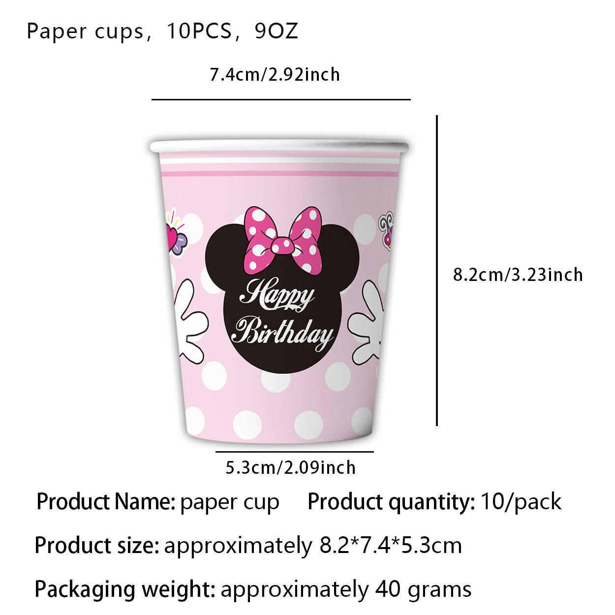Cups 10pcs