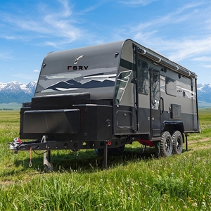 Caravane tout-terrain spacieuse à double essieu, caravane de luxe à essieu tandem, camping-car multi-lits, cuisine <span class=keywords><strong>Thetford</strong></span>, salle de bain, toilettes - Product Image 1