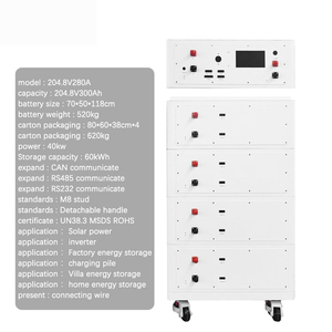 208. 4v300ah lưu trữ năng lượng quang điện nhà máy lưu trữ năng lượng LiFePO4 điện áp cao 60kwh pin <span class=keywords><strong>lithium</strong></span> - Product Image 5