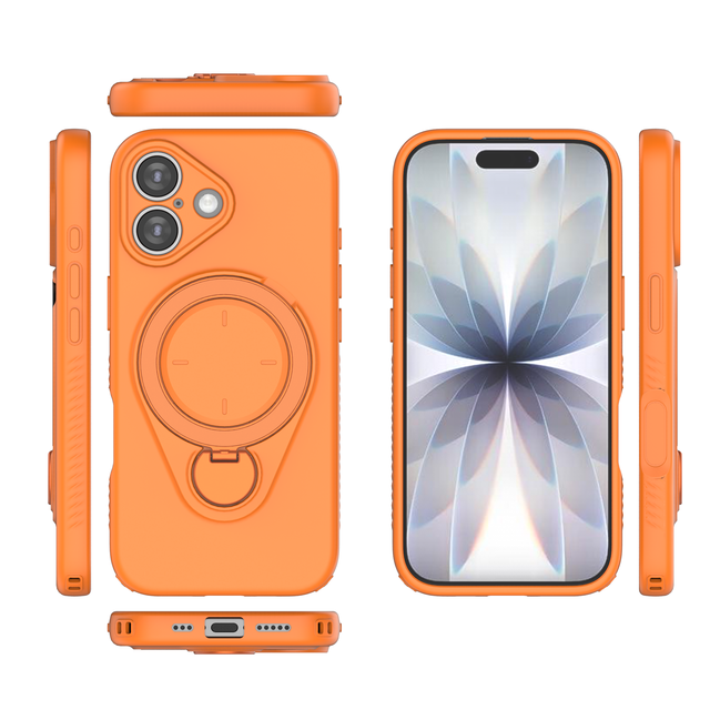 Stylish Aesthetic Eco-friendly TPU Soft Magnetic Shockproof Waterproof Mobile Phone Case Full Lens Protection for 17/16