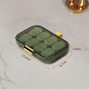 Pastillero de 8 Días con Código de Color, 8 Compartimentos con Tapas a Presión para Mayor Seguridad - Product Image 2