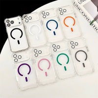 Coque de protection transparente antichoc à quatre coins pour iPhone 17 Pro, compatible avec iPhone 13, 14, 15, 16, 17